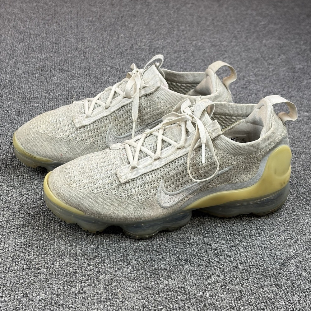 Nike Air Vapormax 2021 Flyknit Shoes Womens Size 8.5 DC4112-100 Running Athletic